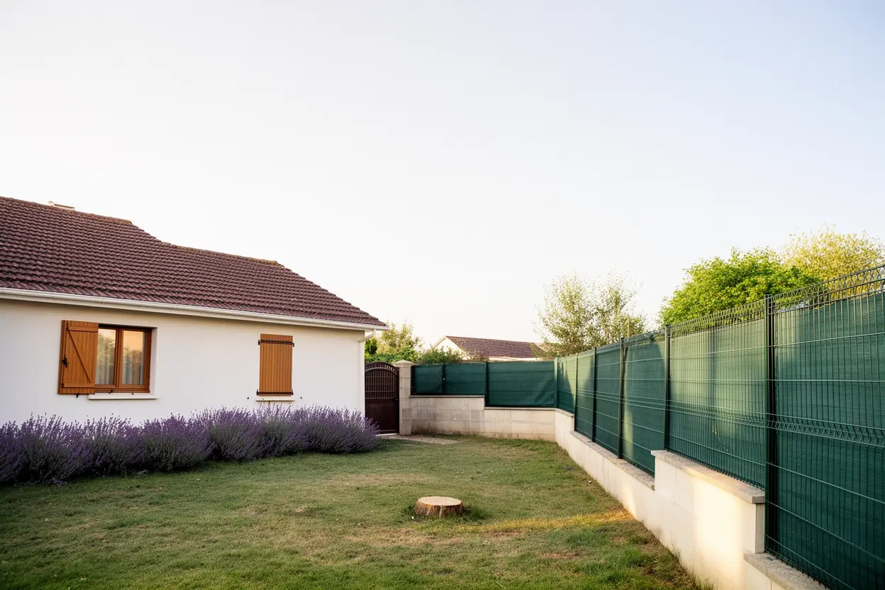 Jardin sécurisé après abattage à Saint-Denis-en-Val